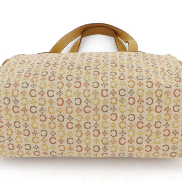 CELINE tote bag macadam beige canvas ?~ leather Authentic used - Picture 5 of 9